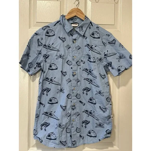 mens north face Button Short Sleeve Shirt Lot Of 2 Size S‎ - Picture 7 of 11